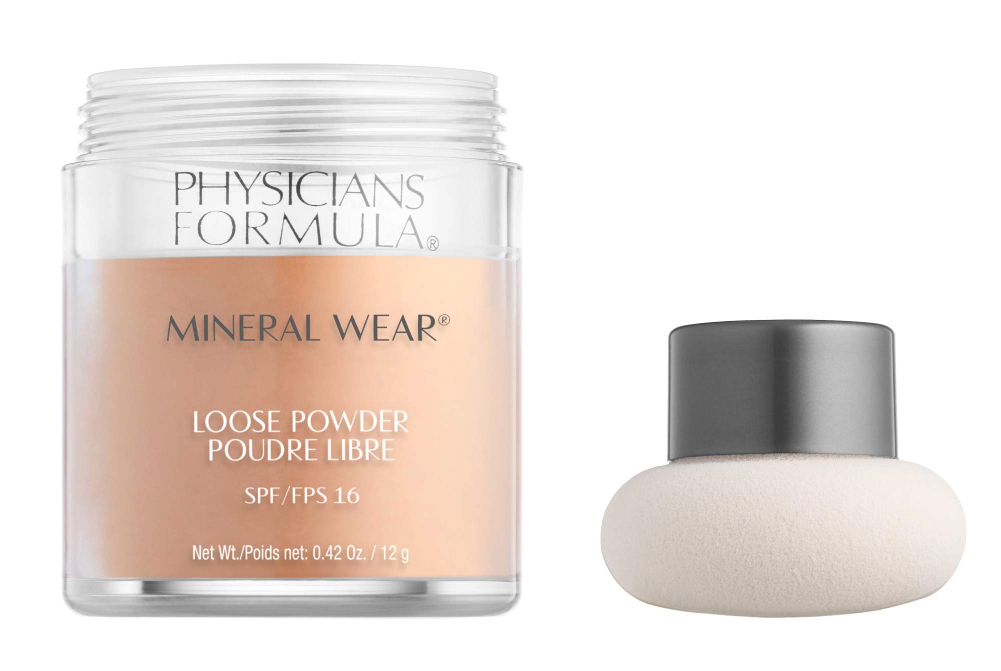 Physicians Formula Mineral Wear Talc-Free Loose Powder SPF 16 Medium Beige, Dermatologist Tested, Clinicially Tested