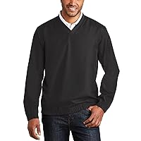 Mens Water Resistance Pullover Zephyr V-Neck Pullover Sweater