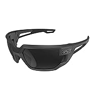Mechanix Wear: Vision Type-X Safety Glasses with Advanced Anti Fog, Scratch Resistant, Black Frame, Protective Eyewear, Lightweight Glasses, Ventilated Temples, For Outdoor Use (Smoke Lens)