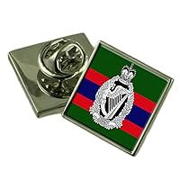 Irish Regiment Military England Flag Lapel Pin Engraved Box