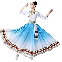 Dance Traditional Folk Ethnic Clothing Festival Long Skirts National Dress