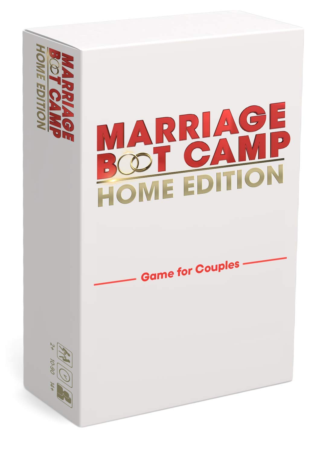 Marriage Boot Camp Home Edition - The Ultimate in Couples Games from The Hit WE tv Series - Conversation Cards in 6 Categories - Date Night Box Card Game - Fun and Unique Couples Gifts