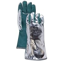 MAGID Weld Pro Leather Welding Gloves with Aluminized Gentex Back