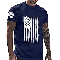 America Patriotic Flag Mens Shirt We The People Distressed American Flag Men T Shirt 1776 4th of July Short Sleeve Muscle Tee