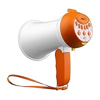 Megaphone for Kids | Cool Voice Changer Toy for Kids | Ideal Gift for Boys & Girls Ages 5-6-7-8 Years old+ | Kids Megaphone with Record & Play and Siren