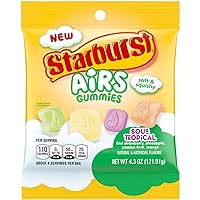 Airs Tropical Sour Gummy Candy, 4.3 oz Bag