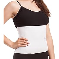 9” Abdominal Binder for Men & Women - Helps Recover Post-Surgery, Postpartum & Hernia, Made in USA (M)