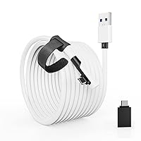 Link Cable 6M Compatible with Quest2/Pico 4, High Speed PC Data Transfer with 5Gbps, USB3.2 gen1 to USB C Cable Accessories for VR Headset and Gaming PC