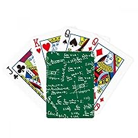 Green Limits Mathematical Formulas Poker Playing Magic Card Fun Board Game