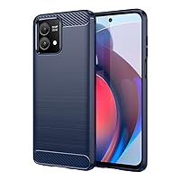 for Motorola Moto G Stylus 5G 2023 Phone case, Shockproof, Scratch Resistant Carbon Fiber Jacket, Soft TPU,for Moto G Stylus 5G 2023case (Blue)