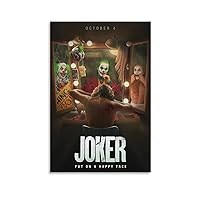 generic Joker Movie Poster,Jokers Funny Movie Art Posters Canvas Art Poster And Wall Art Picture Print Modern Family Bedroom Decor Posters 16x24inch(40x60cm)