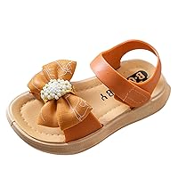 Water Sandals for Girls Fashion Kids Children Girls Spring Flower Strap Princess Dance Party Dress Baby Girl Wedges