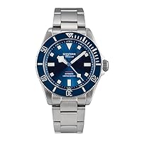 Titanium Grade 2 Classic Dress Men Watches Automatic NH38 Movement 200M Blue Black Dive Wristwatch Sapphire Crystal