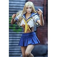 HiPlay 1/6 Scale 12 Inches Female Figure Doll Clothes, Handmade School Girl Costume, Outfit for Phicen,TBLeague JIAOU Action Figure CM067