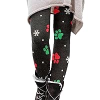 Compression Leggings for Women High Waisted Soft Stretchy Holiday Tights Snowman Printed Workout Gym Sweatpants Women