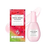 60ML Watermelon Niacinamide Moisturizing Face Serum, Hydrating Facial Serum With Hyaluronic Acid,Glycerin and Vitamin E,Brighten Liquid Highlighter for Skin Care
