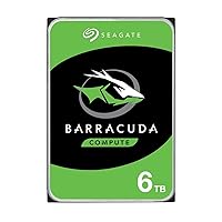 Seagate Barracuda 6TB Internal Hard Drive HDD – 3.5 Inch SATA 6 Gb/s 5400 RPM 256MB Cache for Computer Desktop PC (ST6000DM003)