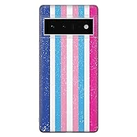 laumele Transgender Phone Case Compatible with Google Pixel 6 Pro Clear Flexible Silicone Gay Pride Shockproof Cover
