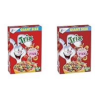 Fruity Breakfast Cereal, 6 Fruity Shapes, Whole Grain, Giant Size, 23.4 OZ (Pack of 2)