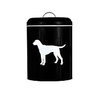 Dog Black/White Buster Food Storage Bin, Large, 17lbs of food