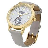 Fieldwork MSD002-5 Women's Wristwatch, Shark, Gray, Leather Band, gray, Modern