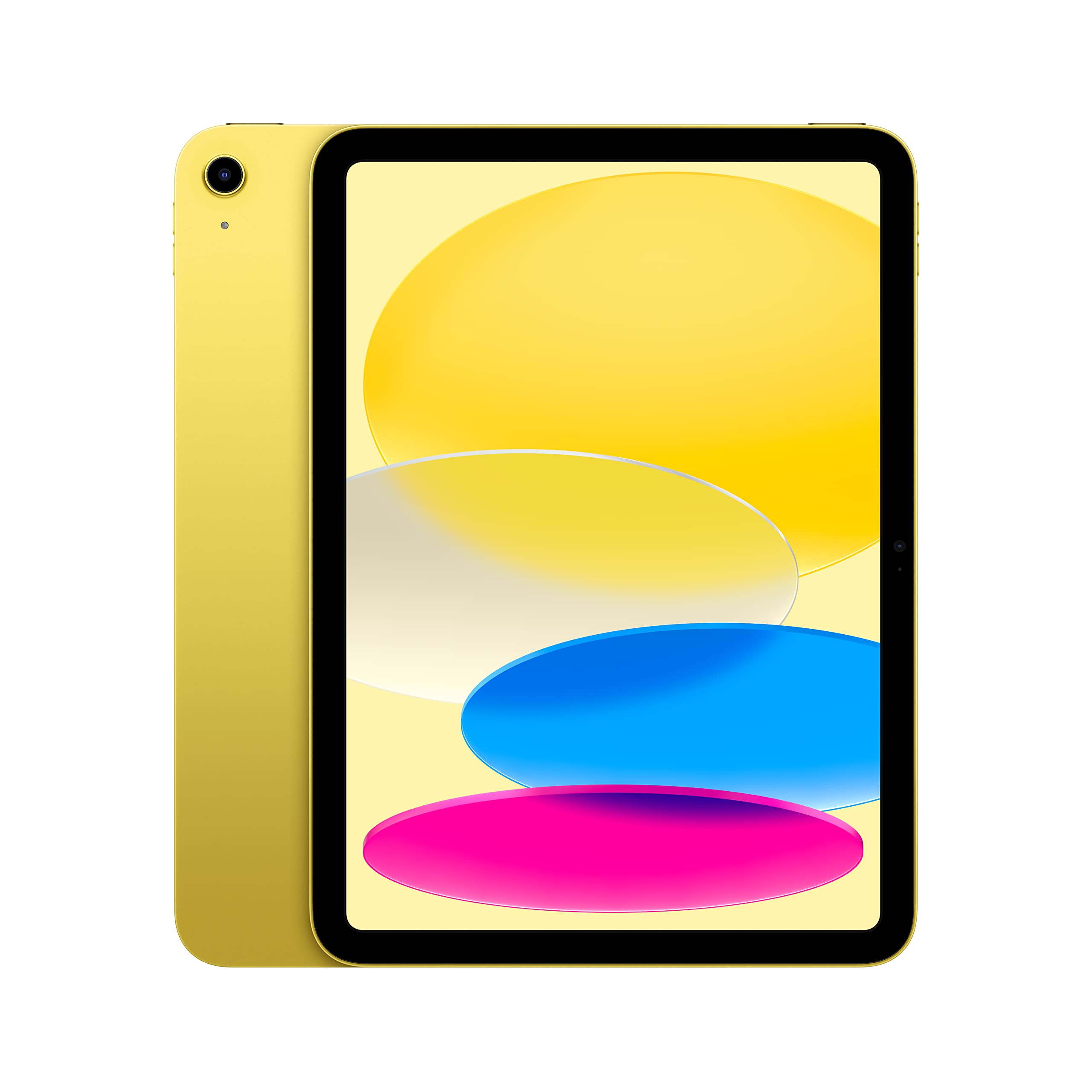 Apple iPad (10th Generation): with A14 Bionic chip, 10.9-inch Liquid Retina Display, 256GB, Wi-Fi 6, 12MP front/12MP Back Camera, Touch ID, All-Day Battery Life – Yellow