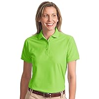 Port Authority Ladies Silk Touch Sport Shirt (L500) Available in 32 Colors Orange