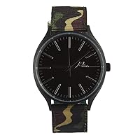 Plus Watches Classic Nylon Watch in All Black and Camouflage