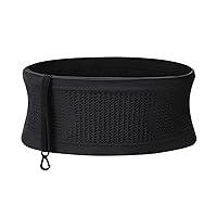 Sports Belt Bag Multifunctional Concealed Waist Bag Large Capacity Running Belt for Phone with Hook for Exercise Accessories Black M Breathable Concealed Waist Bag Running Waist Bag Running Belt For P