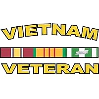 US Army Vietnam Veteran Vinyl Transfer Window Bumper Sticker Decal 3.8