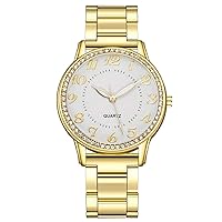 Women's Watches Jewellery Quartz Watch Analogue Stainless Steel Strap Mother's Day Gift Birthday Gift Fashion Women Girls Luxury Watches Quartz Watch Stainless Steel Dial Casual Bracelet Watch