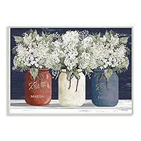 Stupell Industries Americana Floral Bouquets Rustic Flowers Country Pride Wall Plaque Art Design by Cindy Jacobs 13 x 19