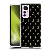 Head Case Designs Officially Licensed Liverpool Football Club Gold Crest & Liver Bird Patterns Soft Gel Case Compatible with Xiaomi 12 Lite
