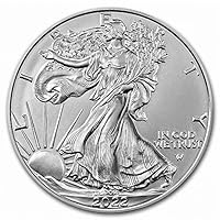 2022 American Silver Eagle .999 Fine Silver with Our Certificate of Authenticity Dollar Uncirculated US Mint