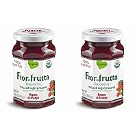 Rigoni di Asiago, Fiordifrutta Organic Fruit Spread, Raspberry, 8.82 Ounce (Pack of 2)