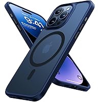 TORRAS Magnetic Guardian Designed for iPhone 15 Pro Max Case, [Military Grade Drop Tested] [Compatible with MagSafe] Slim Case for iPhone 15 Pro Max Phone Case (6.7