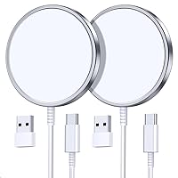 2 Pack Magnetic Wireless Charger for iPhone 15/15 Pro/15 Plus/15 Pro Max 15W Fast Magnetic Charger for iPhone 15/14/13/12 Series and AirPods 3/2/Pro 2/Pro