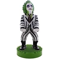 Exquisite Gaming: Warner Bros: Beetlejuice - Original Mobile Phone & Gaming Controller Holder, Device Stand, Cable Guys, Licensed Figure