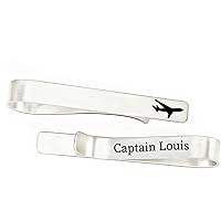 Personalized Pilot Gift Airplane Tie Clip Pilot Tie Clip Airplane Tie Bar Men's Gift Aviation Enthusiast Tie Clip Gift Pilot Airplane Gift Christmas Gift for Pilot Plane Tie Clip PILOT-TIE