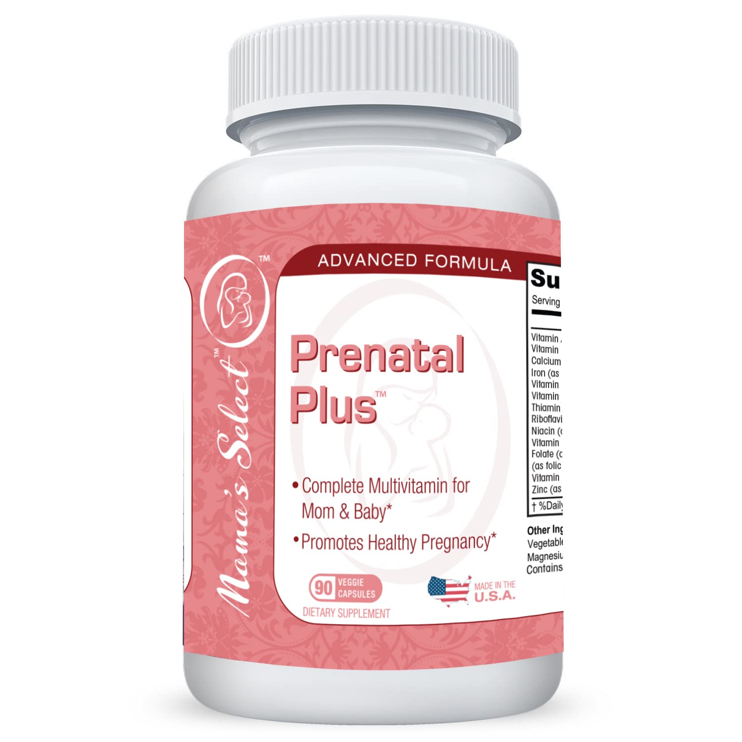 Mua Mama's Select Prenatal Vitamins and Minerals Pre-Natal Plus – Long  Lasting 90 Capsule 3 Month Supply - with Iron, MTHFR Safe Methyl Folate for  Folic Acid, B Vitamins and Calcium -