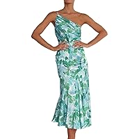 Flower Dresses for Women 2024, Summer Floral Mermaid Woman Western Spring Cotton Mothers Day Dress, S, XL