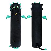 Long Cat Plush Body Pillow, Cute Big Eyes Cat Stuffed Animals Kawaii Plushies, Squishy Body Pillow Plush Toys Gift for Kids Girls Boys (53 Inches)