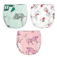 Baby Boys Baby Girls Cotton Training Pants Underwear Diaper Cover,pack of 3