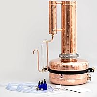 Essential Oil Distiller Kit for Steam Distillation Oil Making and Extracting - Home Distiller Equipment DIY Essential Oil from Herbs, Plants and Flowers… (5.3 Gall (20L))