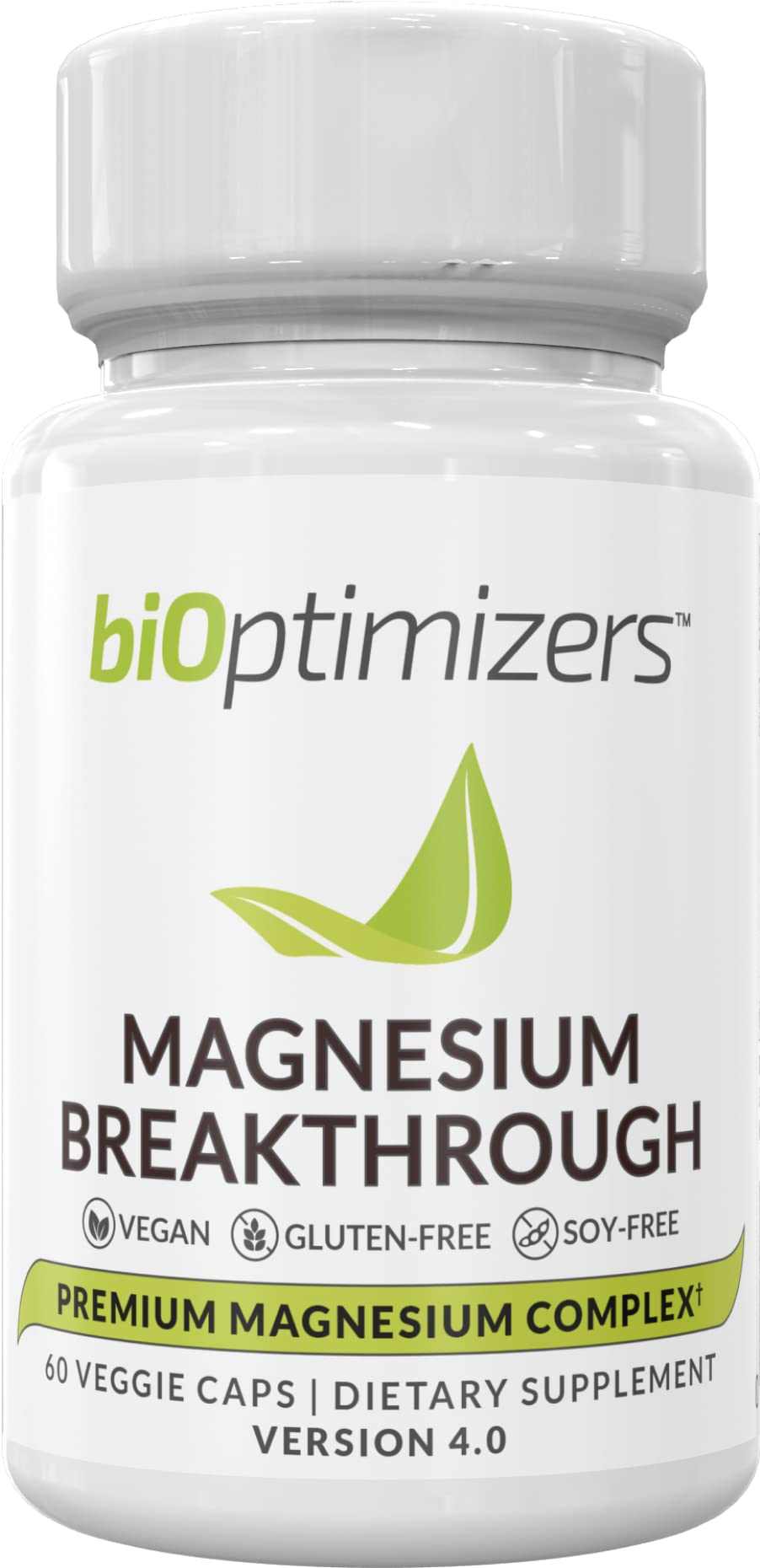 Magnesium Breakthrough Supplement 4.0 - Has 7 Forms of Magnesium: Glycinate, Malate, Citrate, and More - Natural Sleep and Brain Supplement - 90 Capsules