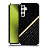 Head Case Designs Officially Licensed Alyn Spiller Gold Carbon Fiber Soft Gel Case Compatible with Samsung Galaxy A54 5G