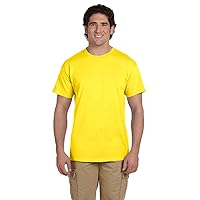 Fruit of the Loom 5 oz, 100% Heavy Cotton HD T-Shirt, Medium, Yellow