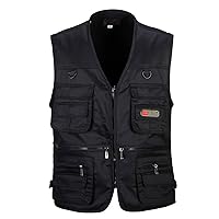 Fishing Vest Men Outdoor Lightweight Work Photo Vest With Multi Pockets Safari Travel Cargo Vests Jacket Men's Vest