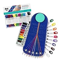 Choose Friendship, My Friendship Bracelet Maker (Blueberry) and Expansion Pack (Be Brilliant) Bundle, Makes Up to 40 Bracelets (100 Pre-Cut Threads and 75 Beads/Charms)