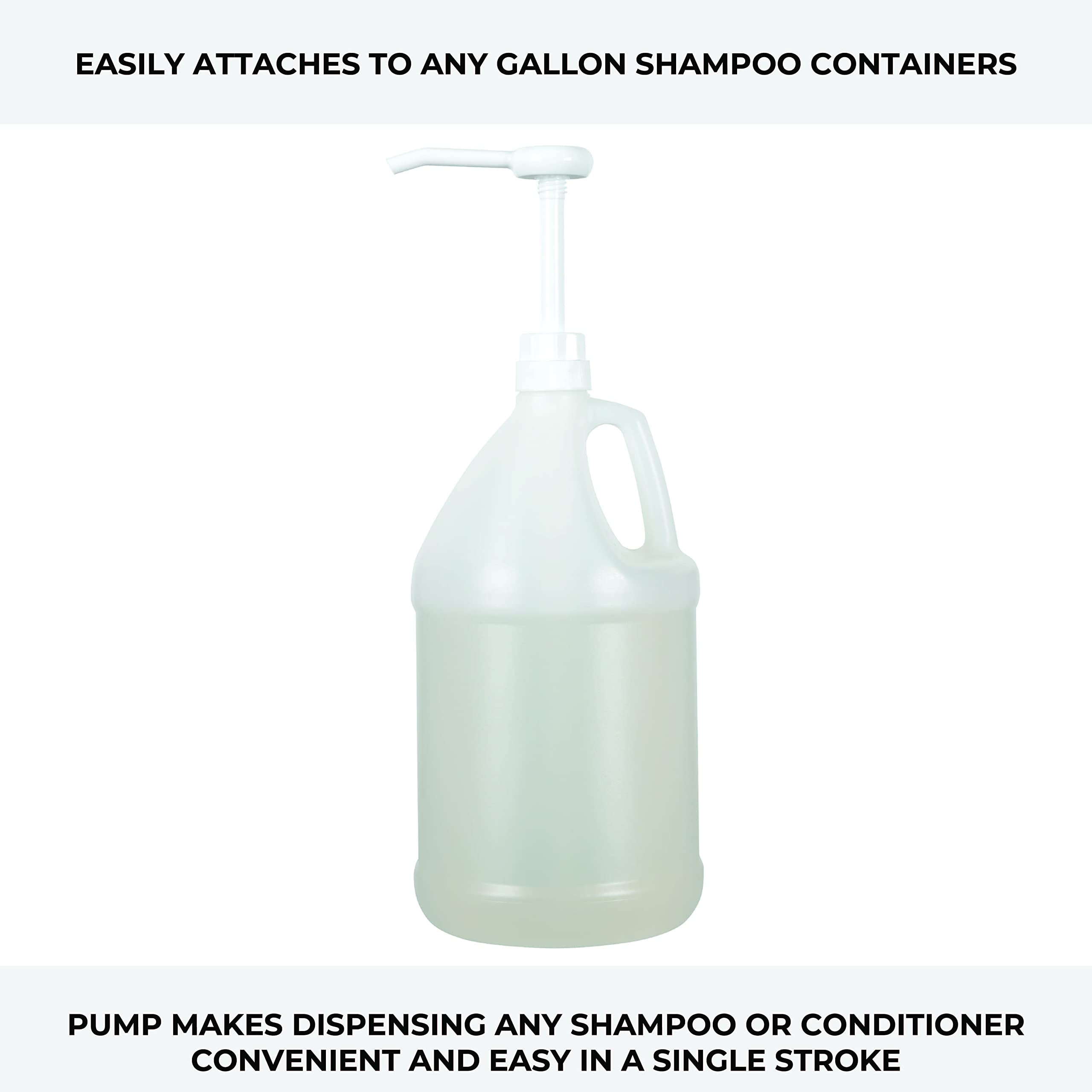 Ginger Lily Farms Premium Gallon Pump, Dispenses One Ounce Per Pump, Fits Most Standard Gallon Bottles and Containers